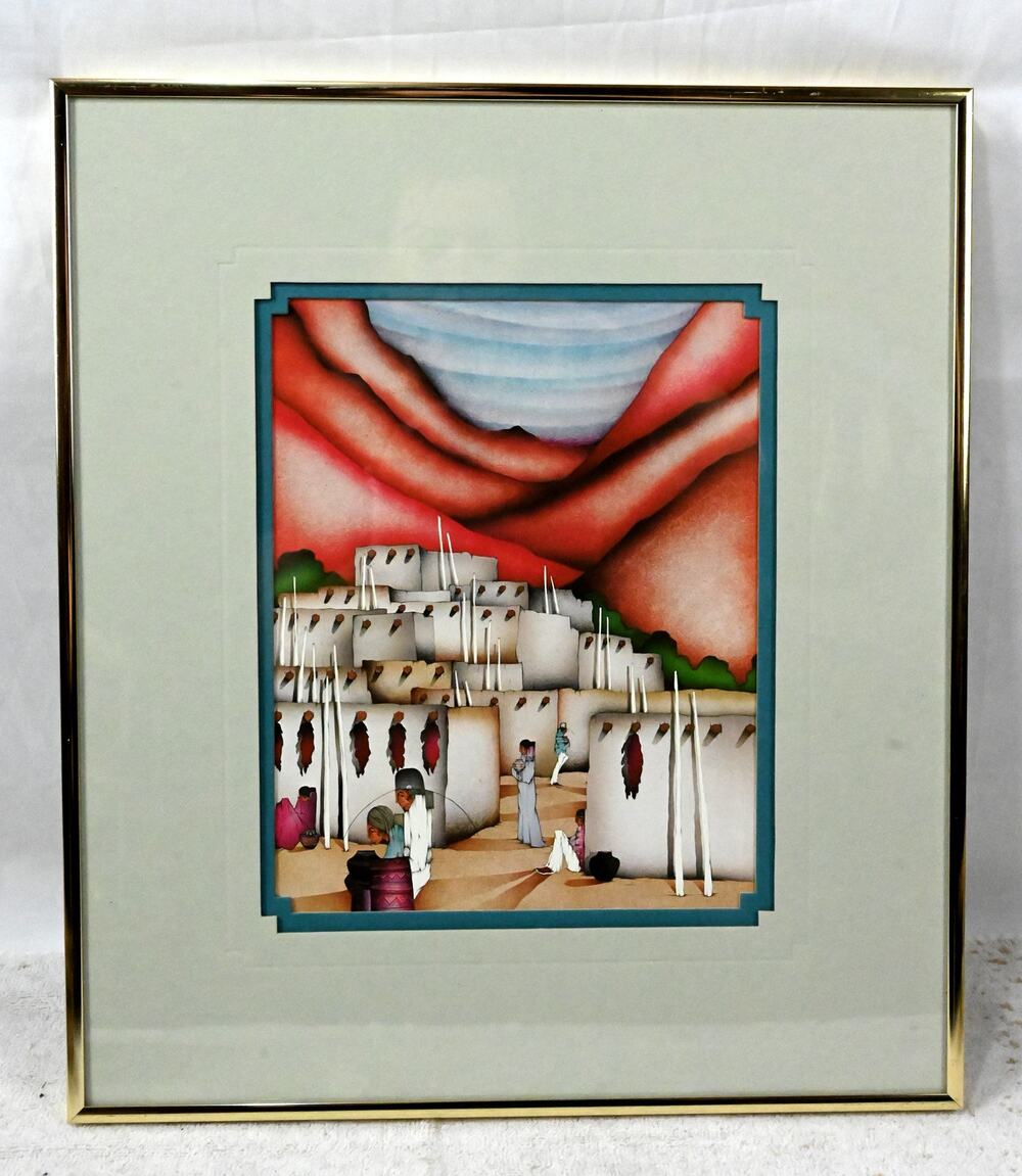 Amado Maurillo Pena Jr. "Por La Tarde" Framed Print 16"x14"